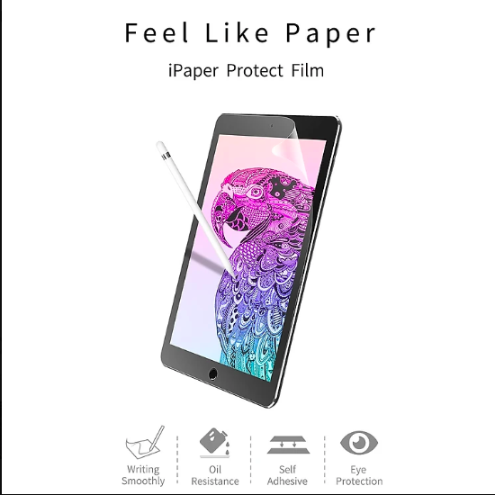 Dán Màn Hình Ipad Paper - Like Dành Cho Ipad Gen 789 10.2Inch, Ipad Pro 11Inch 201820202021Air 4Air 5, Ipad Pro 12.9 201820202021, Ipad Gen 10 Chống Vân Tay Cho Cảm Giác Vẽ Như Trên Giấy - Hàng Chính Hãng - Gen 7 Gen 8 Gen 9 - 10.2