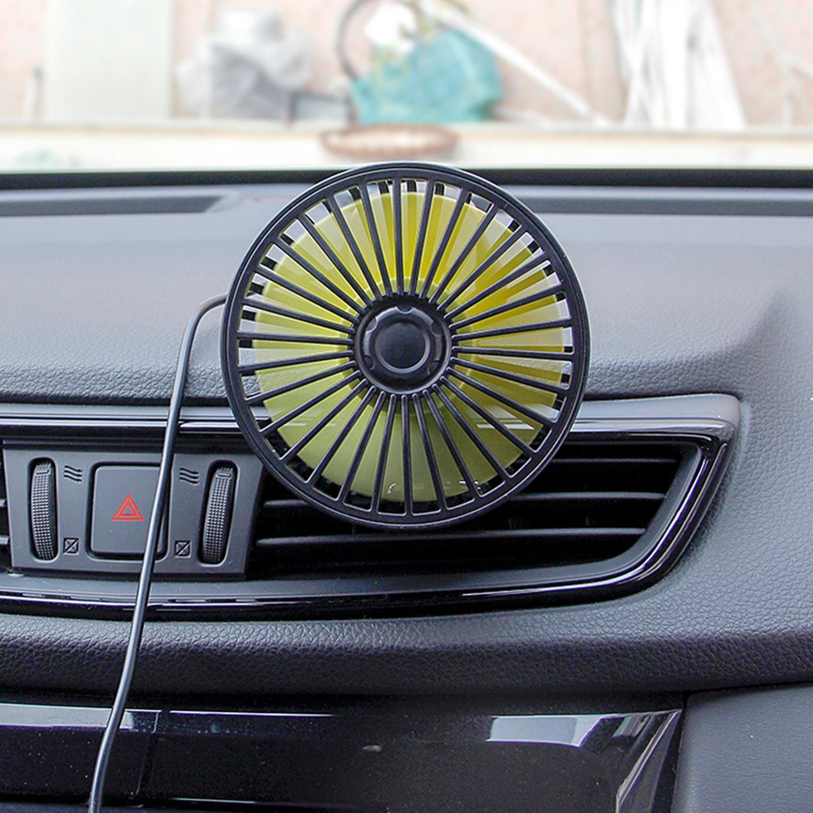 5V USB Fan Variable Speed Suction Cup Ventilation Small for Car Van Office