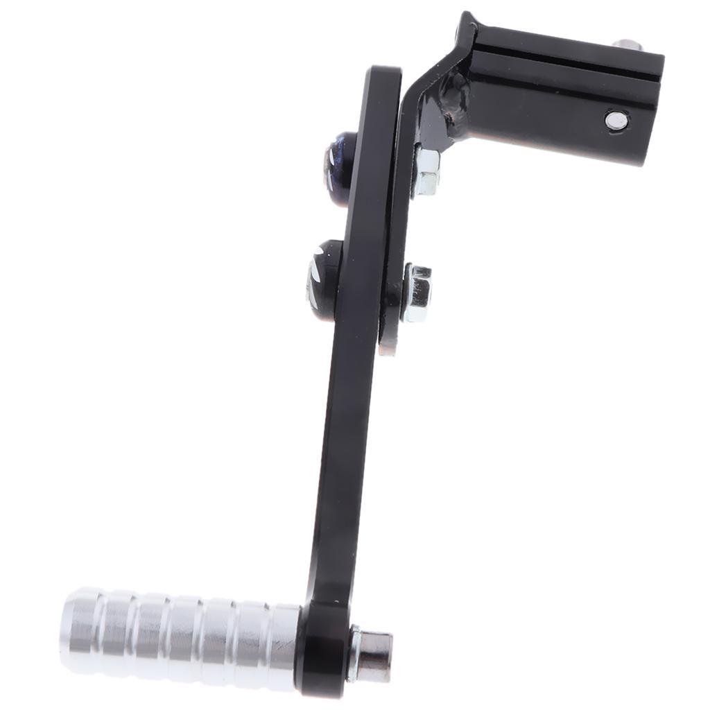 CNC Alloy Folding Gear Shift Shifter Lever for Motorcycle Scooter Black+Red