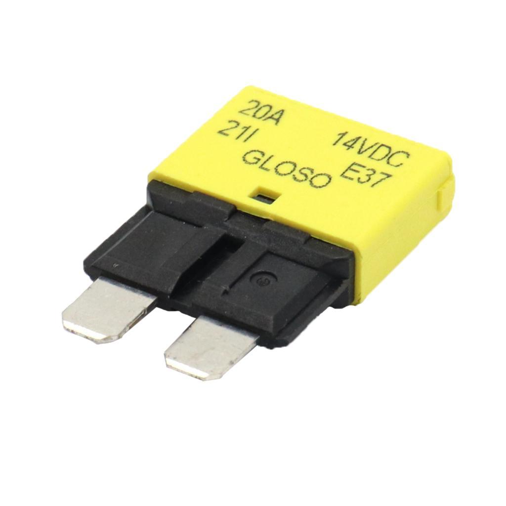 2xBlade Fuse Circuit Breaker Automatic Reset Marine 20A