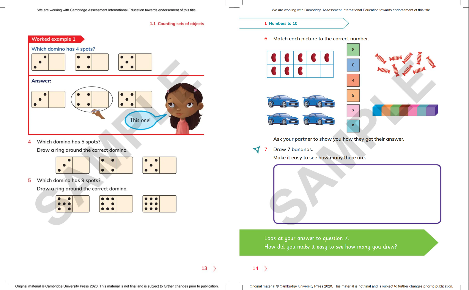 Cambridge Primary Mathematics Learner's Book 1 With Digital Access (1 Year) 2nd Edition