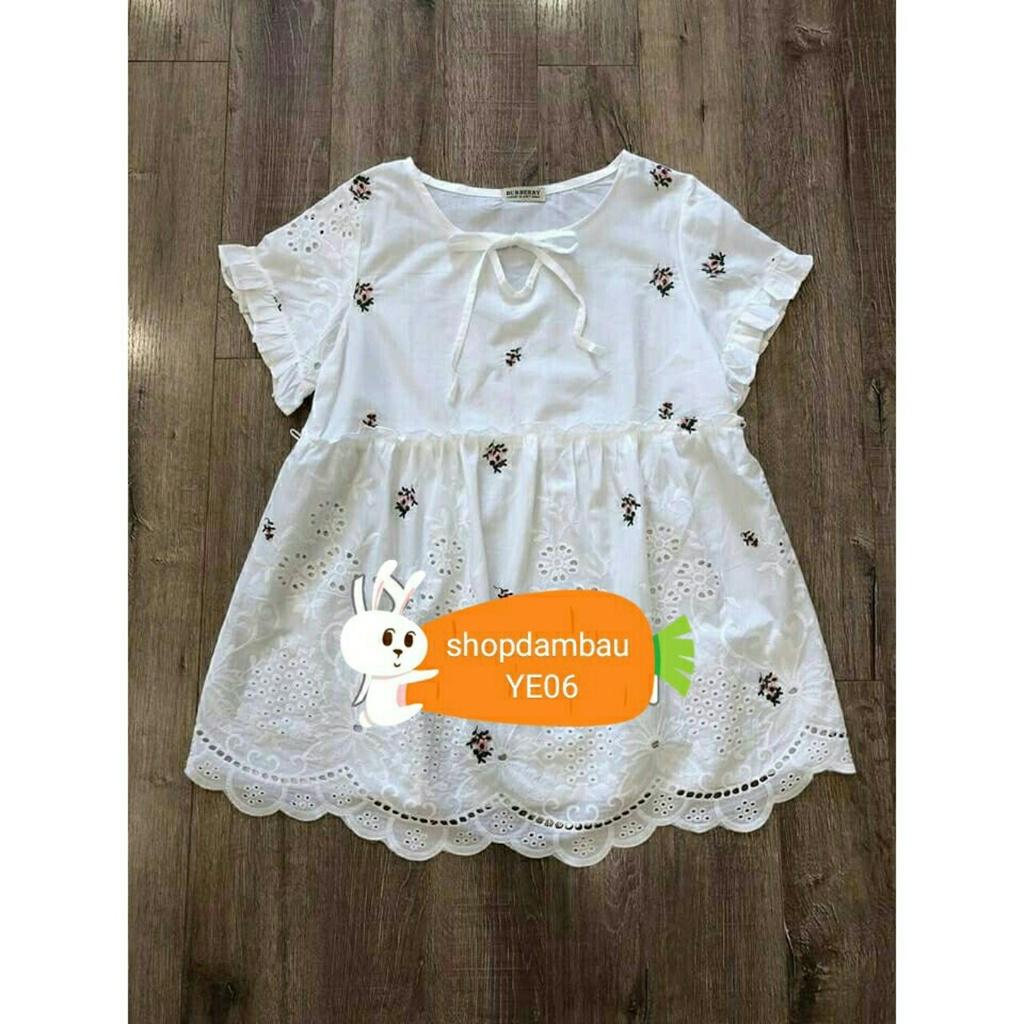 Áo Bầu Công Sở YE1051 Chất Thô Thêu