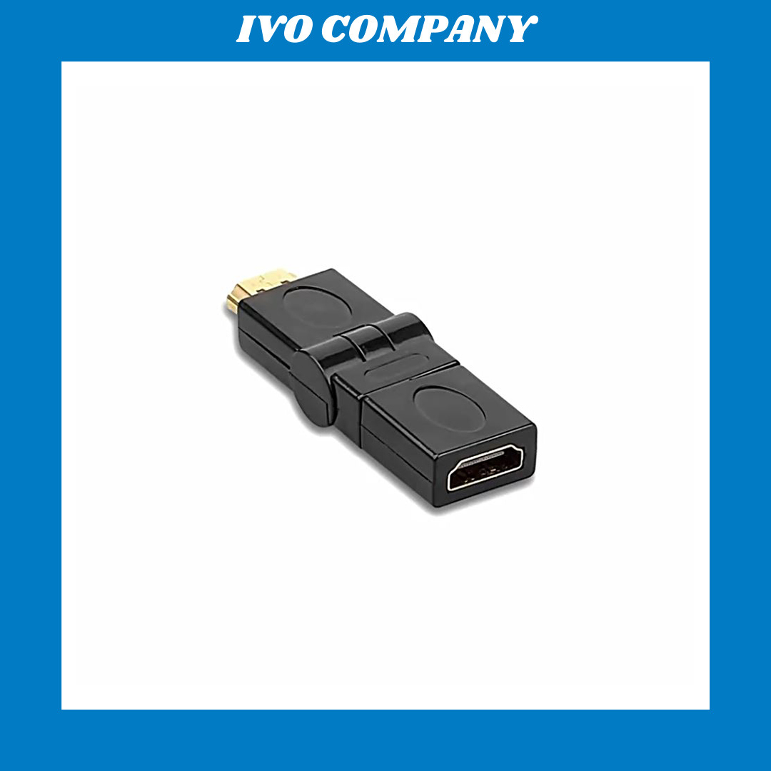 Đầu Chuyển Góc HDMI Đực Cái 360 Độ