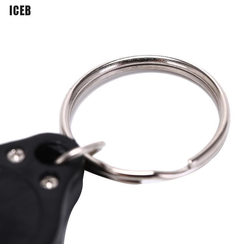 iceb mini keychain squeeze light micro led flashlight torch emergency key ring light