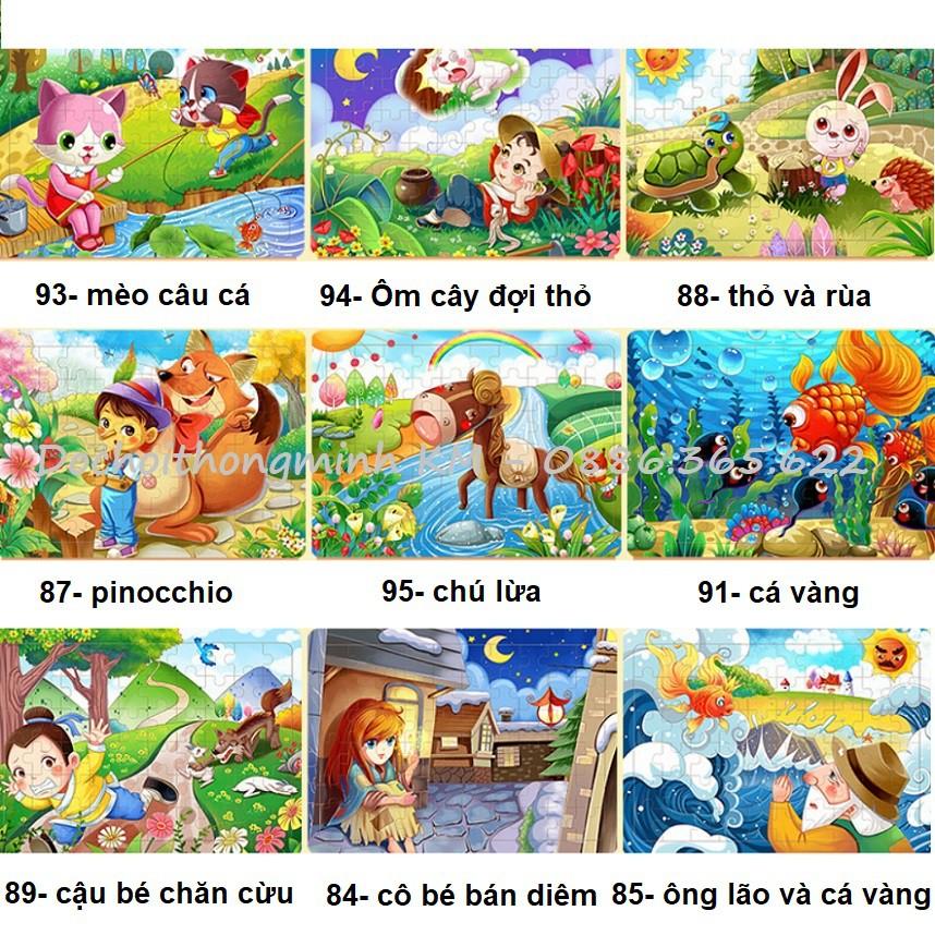 CHỌN MẪU- Ghép hình Puzzle 60 mảnh bảng gỗ nhiều mẫu siêu đẹp - Link 1