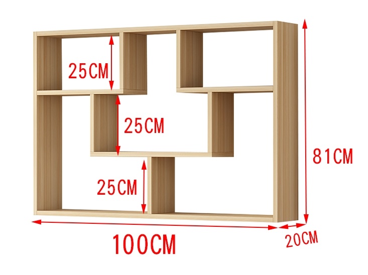 Kệ sách treo tường nhiều ngăn HT1280