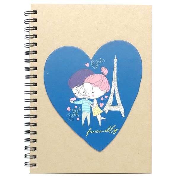 Sổ Lò Xo Friendly (13x18cm) - Mẫu 4