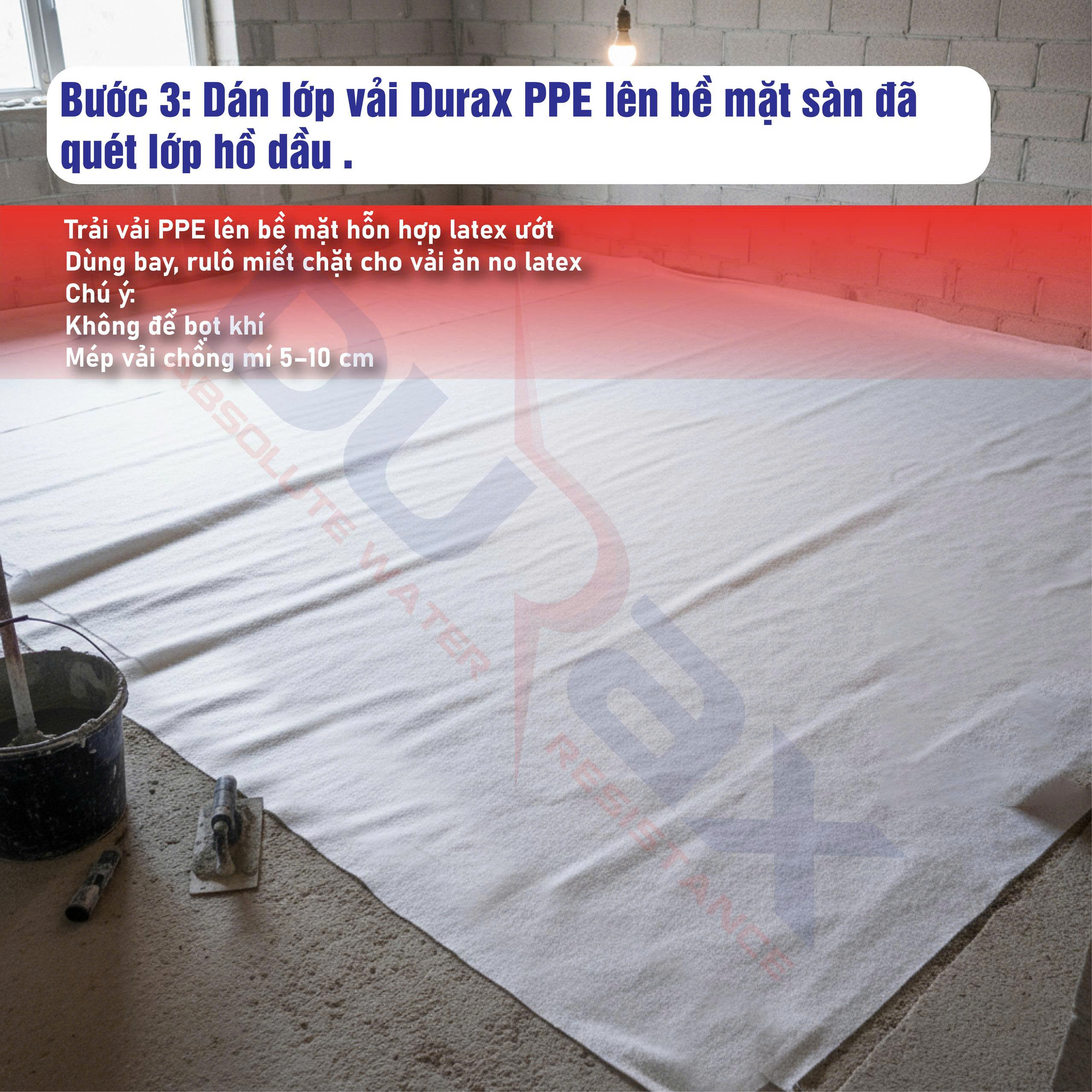 DURAX Latex - Phụ Gia Tăng Cường Chống Thấm, Kết Nối Xi Măng &amp; Vữa