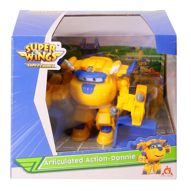 Đồ Chơi Robot Bẻ Khớp Mini - Donnie Thông Minh Superwings YW740992