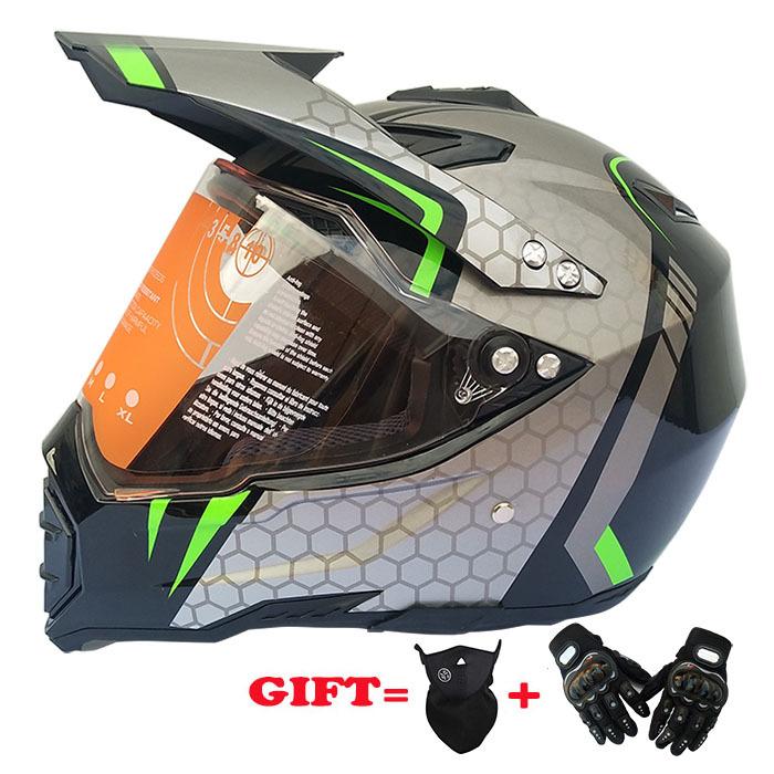 Khuyến mại motocross mũ bảo hiểm đua mũ bảo hiểm mũ bảo hiểm đầy đủ xe máy mũ bảo hiểm bốn mùa mũ bảo hiểm miễn phí găng tay mặt nạ