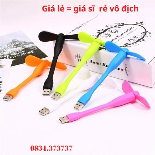 giá sĩ = giá lẻ Quạt mini 2 cánh rời cổng USB được chọn màu theo ý thíchuạt Usb Mini 2 Cánh - Uốn Dẻo, Cánh Rời, Siêu Má