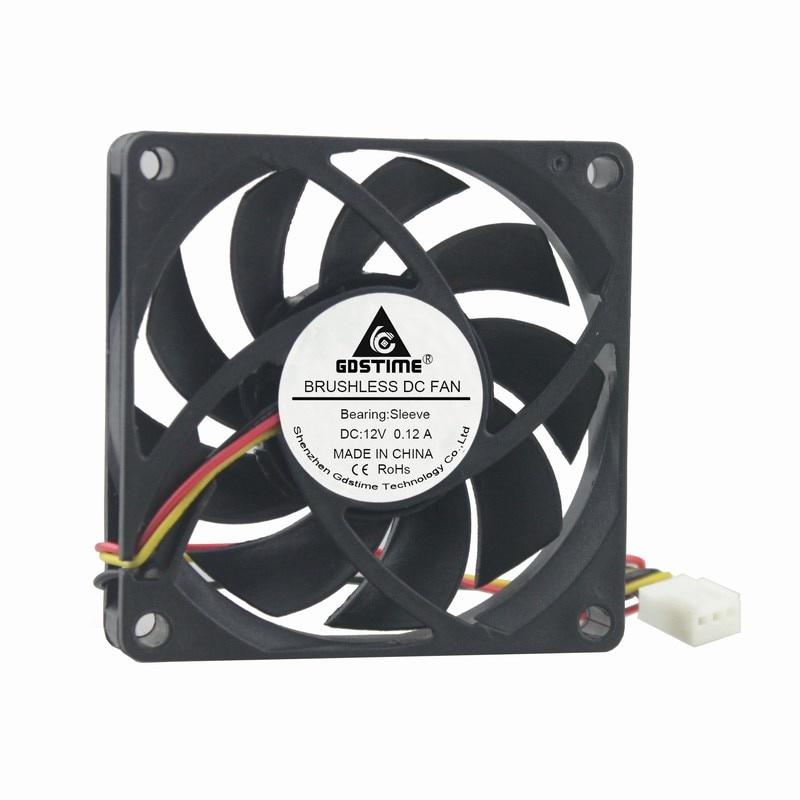 1 Pieces Gdstime 3Pin FG 70x70x11mm DC 11V Cooling Fan 70mm x 11mm PC Brushless Cooler 7cm