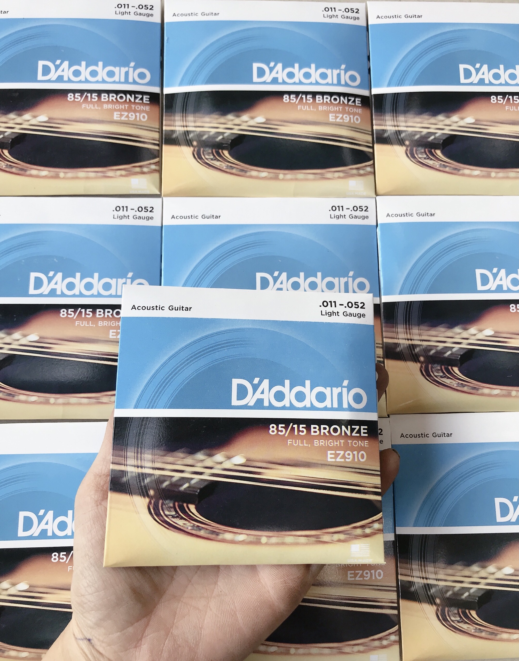 BỘ DÂY ĐÀN GUITAR D'ADDARIO EZ 910