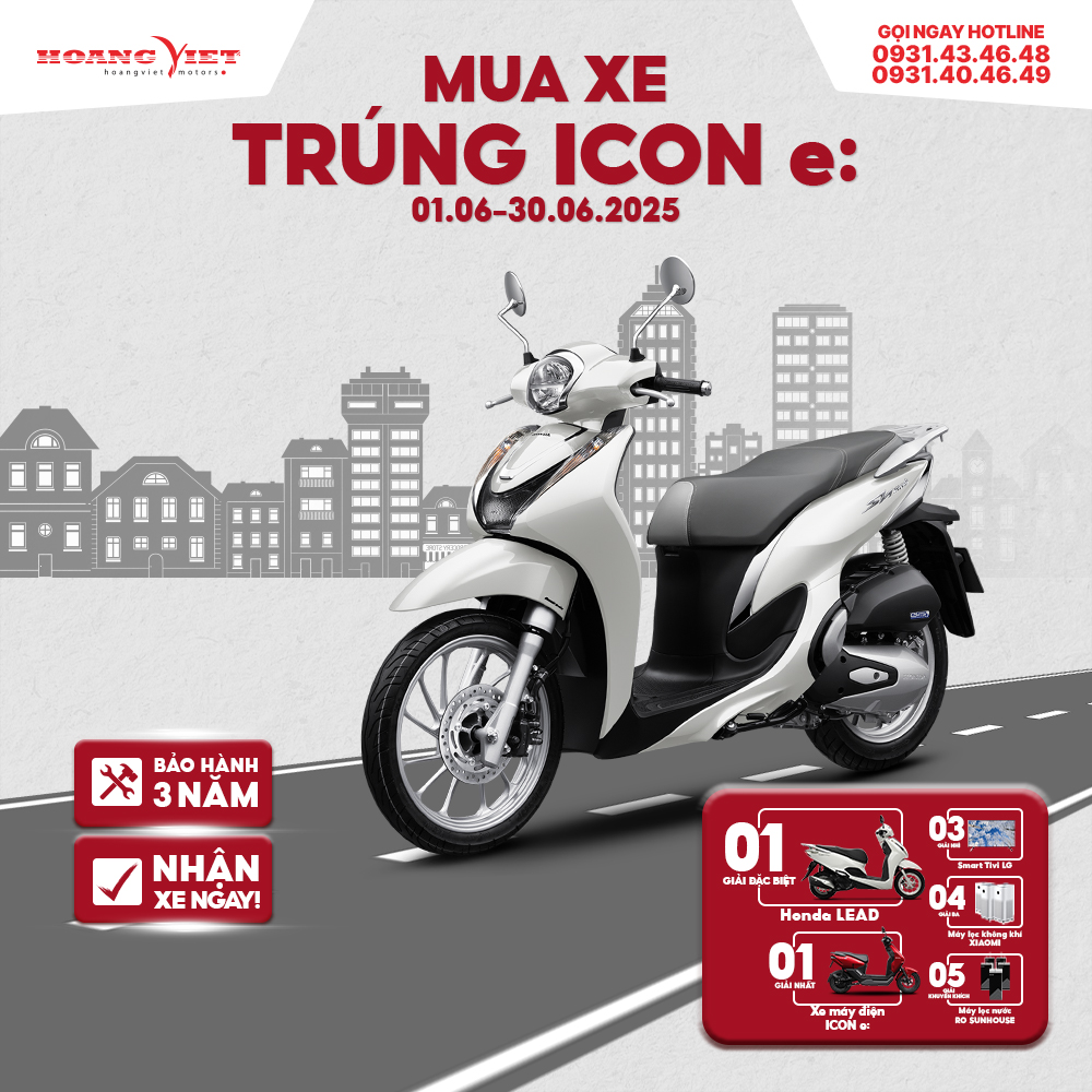 Xe Máy Honda SH Mode 2024 - Phiên Bản Tiêu Chuẩn