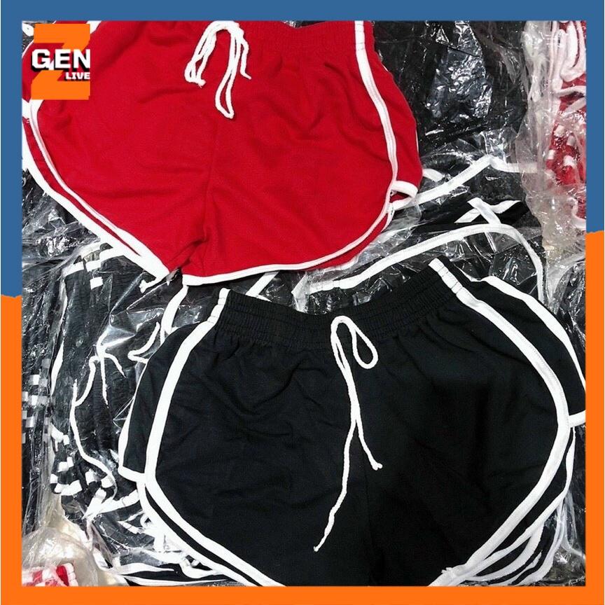 Quần Short Thun Nữ Viền 3 Sọc, Chất Vải Mềm Co Giãn - LZ FASHION - HN007