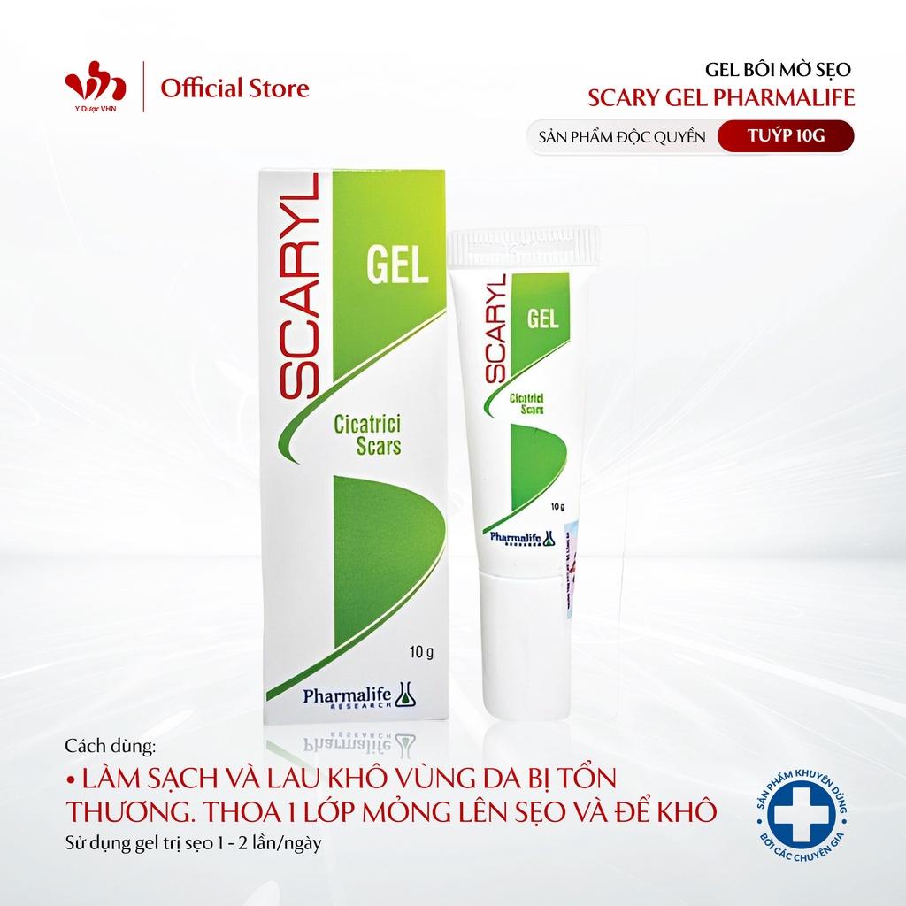 Gel Bôi Mờ Sẹo Scary Gel PHARMALIFE Giúp Phục Hồi Vết Thương, Giảm Thâm Mềm Da Tuýp 10g