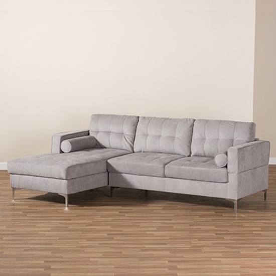 Ghế Sofa Góc L Corner Herton Black SFG12