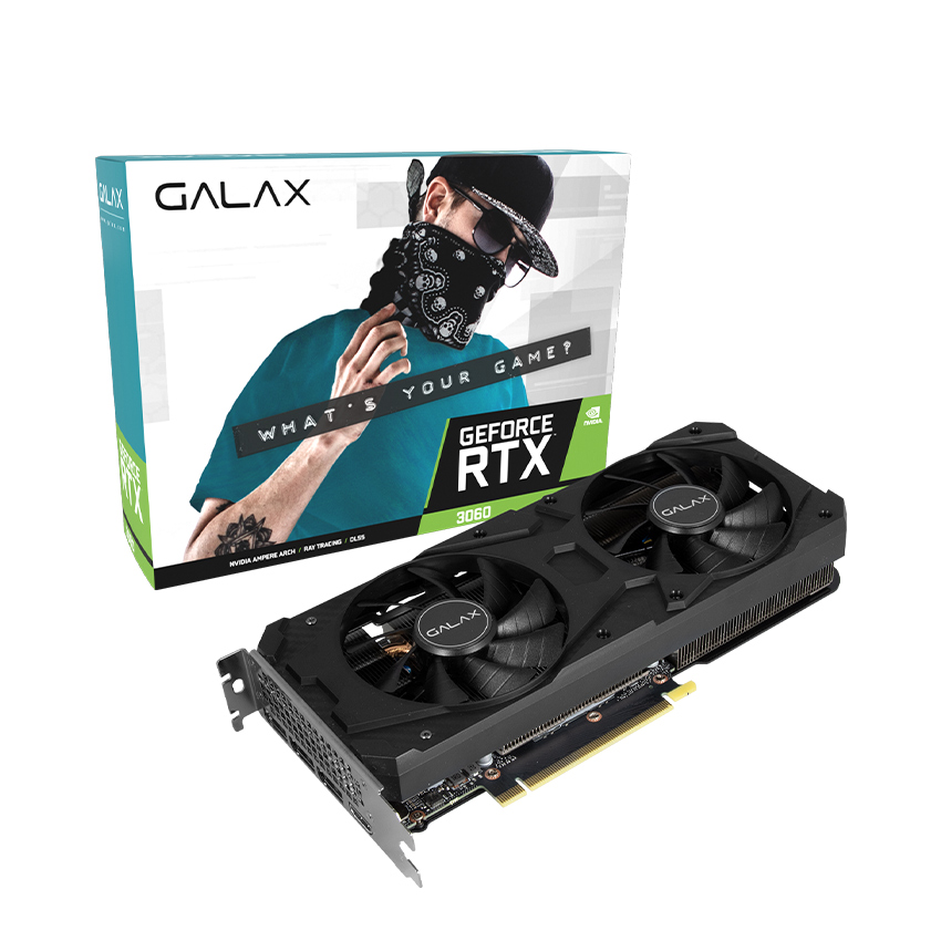 Card màn hình Galax GeForce RTX 3060 8GB 1-Click OC 36NSL8MD6OCC - Hàng Chính Hãng