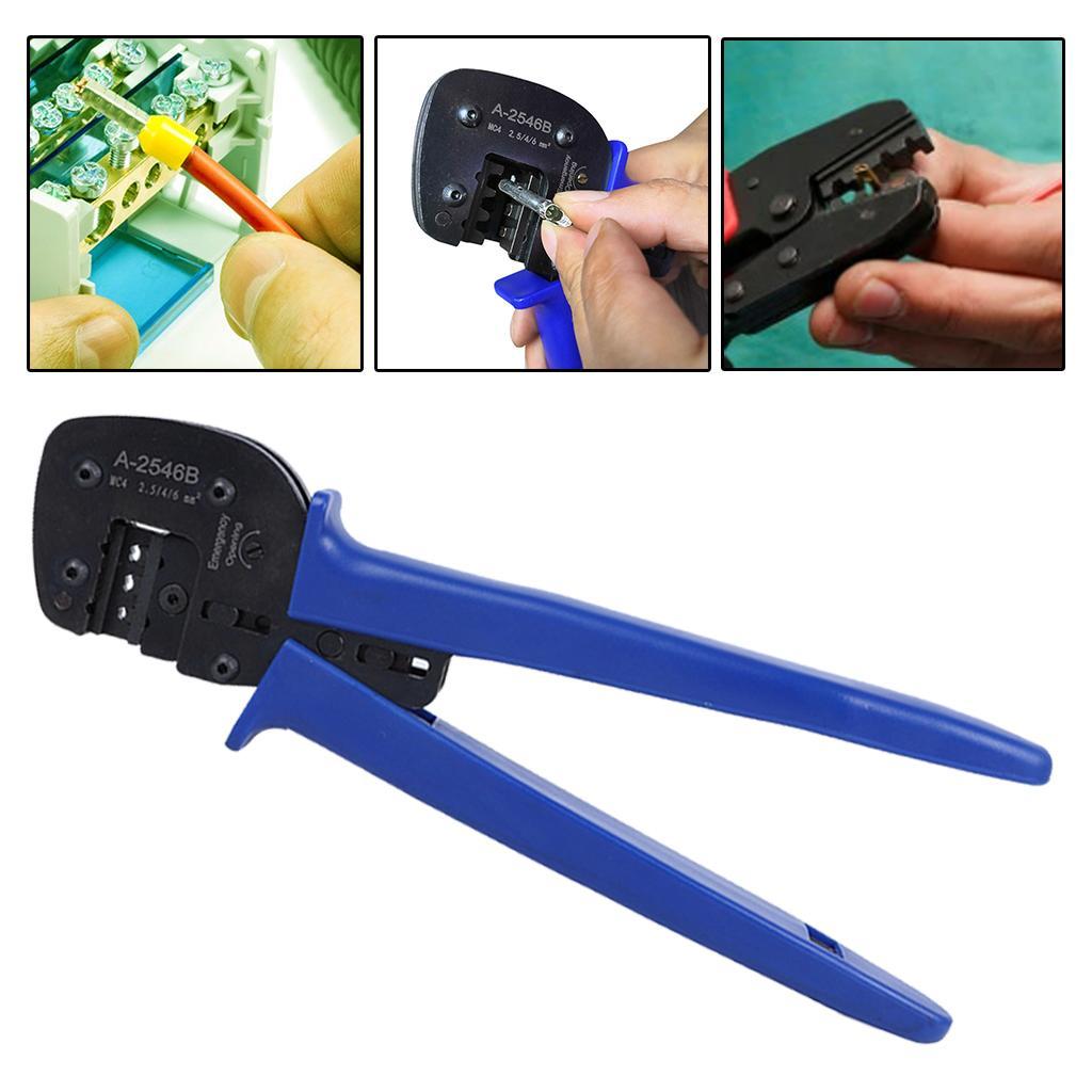 Crimping Tool Cable Lug Crimper Electrician Connector Hand Plier 2.5-6mm²