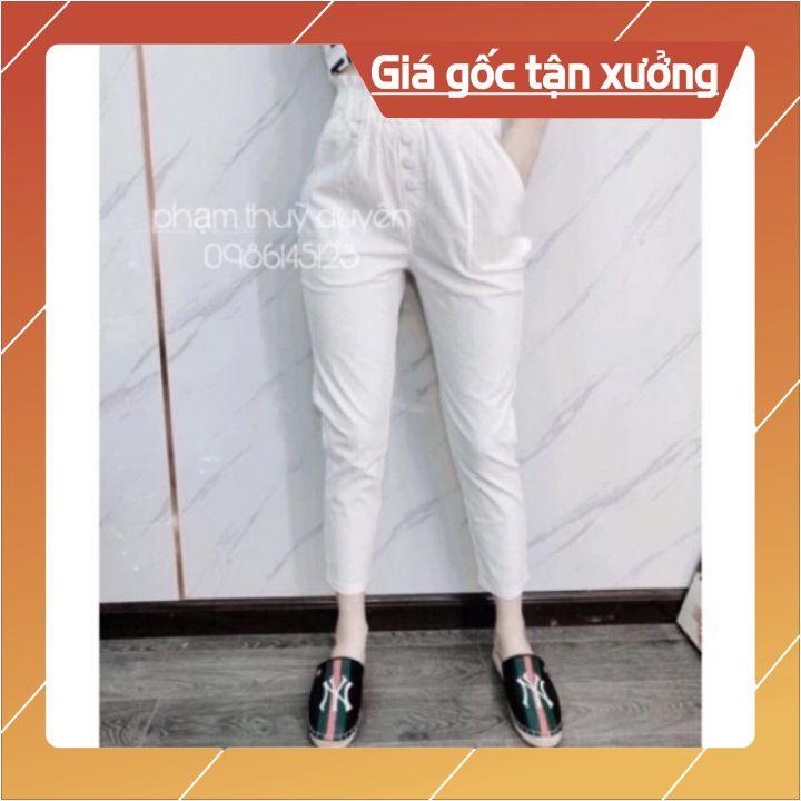 Quần đũi baggy khuy bọc 5 cúc