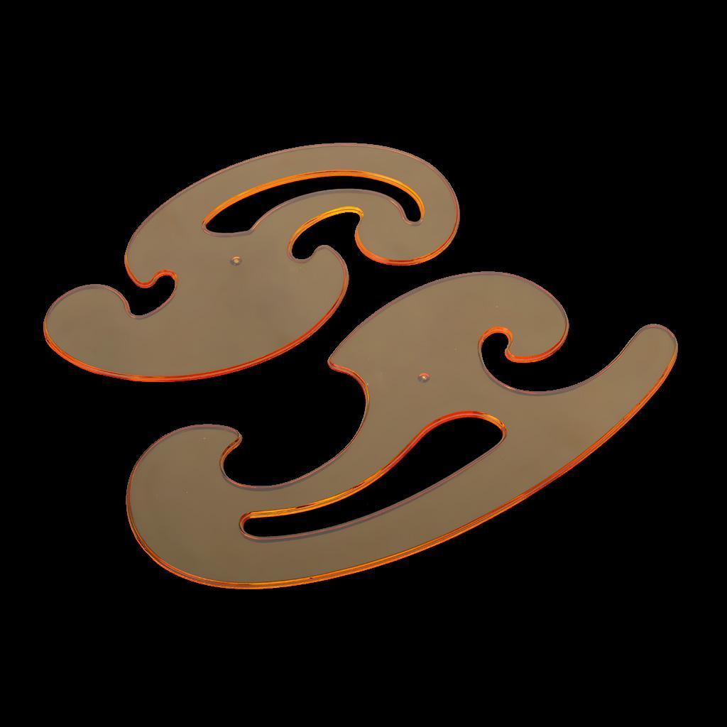 3 Pieces French Curve Drafting Drawing Templates Curved Edge Ruler Sewing Tools