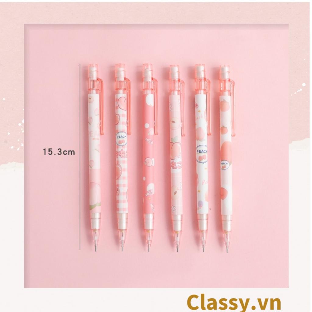 Bút nước mực đen, ngòi 0.5mm Classy in họa tiết hoạt hình tùy chọn cho học sinh/sinh viên, nhân viên văn phòng PK723