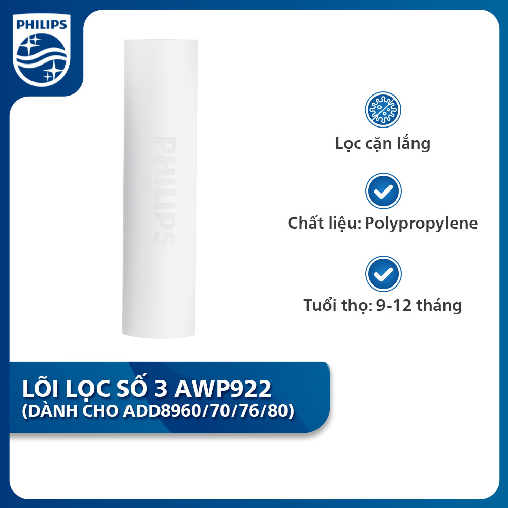 Lõi lọc PP1 Philips AWP922