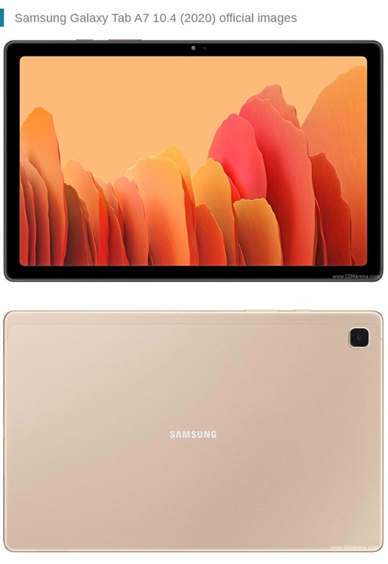 Bao da máy tính bảng nắp gập nam châm tắt máy làm giá đỡ cho Samsung Galaxy Tab A7 10.4 Inch SM-T500 T505 2020