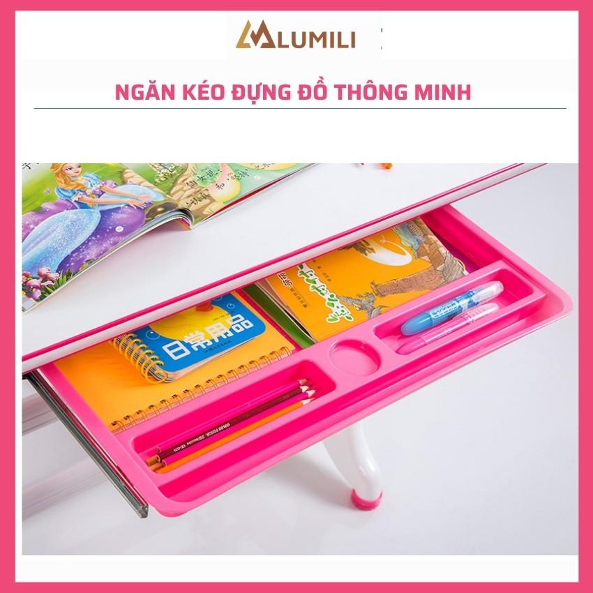 Bộ bàn ghế chống gù chống cận cho học sinh bàn học thông minh điều chỉnh độ cao b05