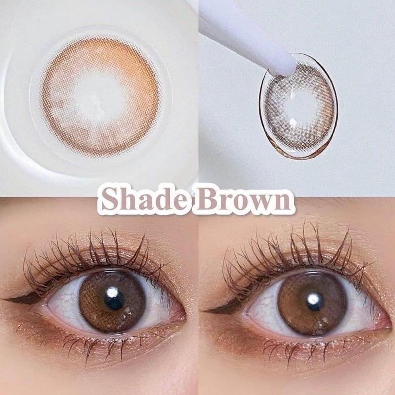 Combo 2 Kính Áp Tròng FAIRY SHOP CONTACT LENS Oriana Shade Brown va Shade Gray