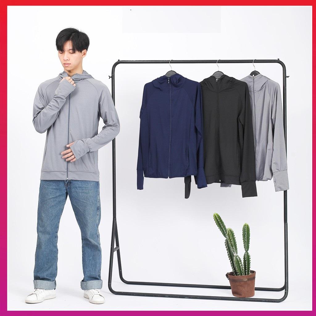 Áo chống nắng cho nam LUZADO, áo khoác chống nắng thông hơi chất vải kim cương cao cấp Chống Tia UV Thoáng Mát