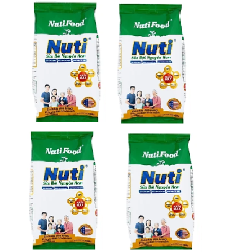 Thùng sữa bột Nguyên Kem Nutifood 400g (30 gói/thùng)