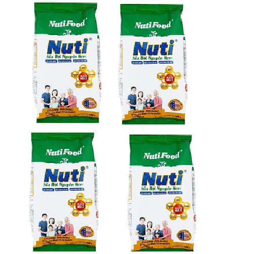 Combo 3 túi sữa bột nguyên kem nutifood 400g