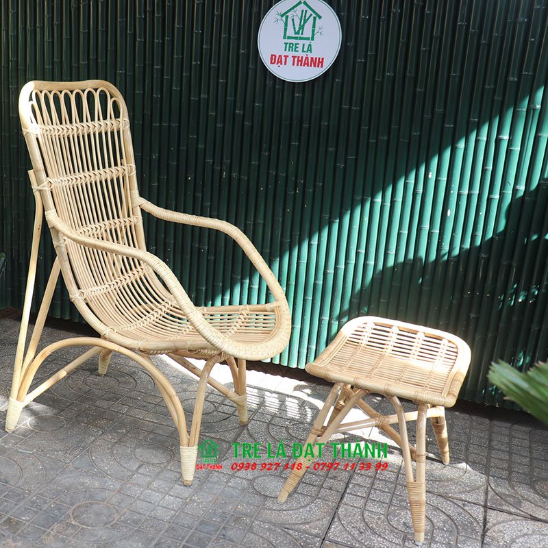 Ghế mây đọc sách, ghế cà phê, ghế mây thư giãn cao cấp