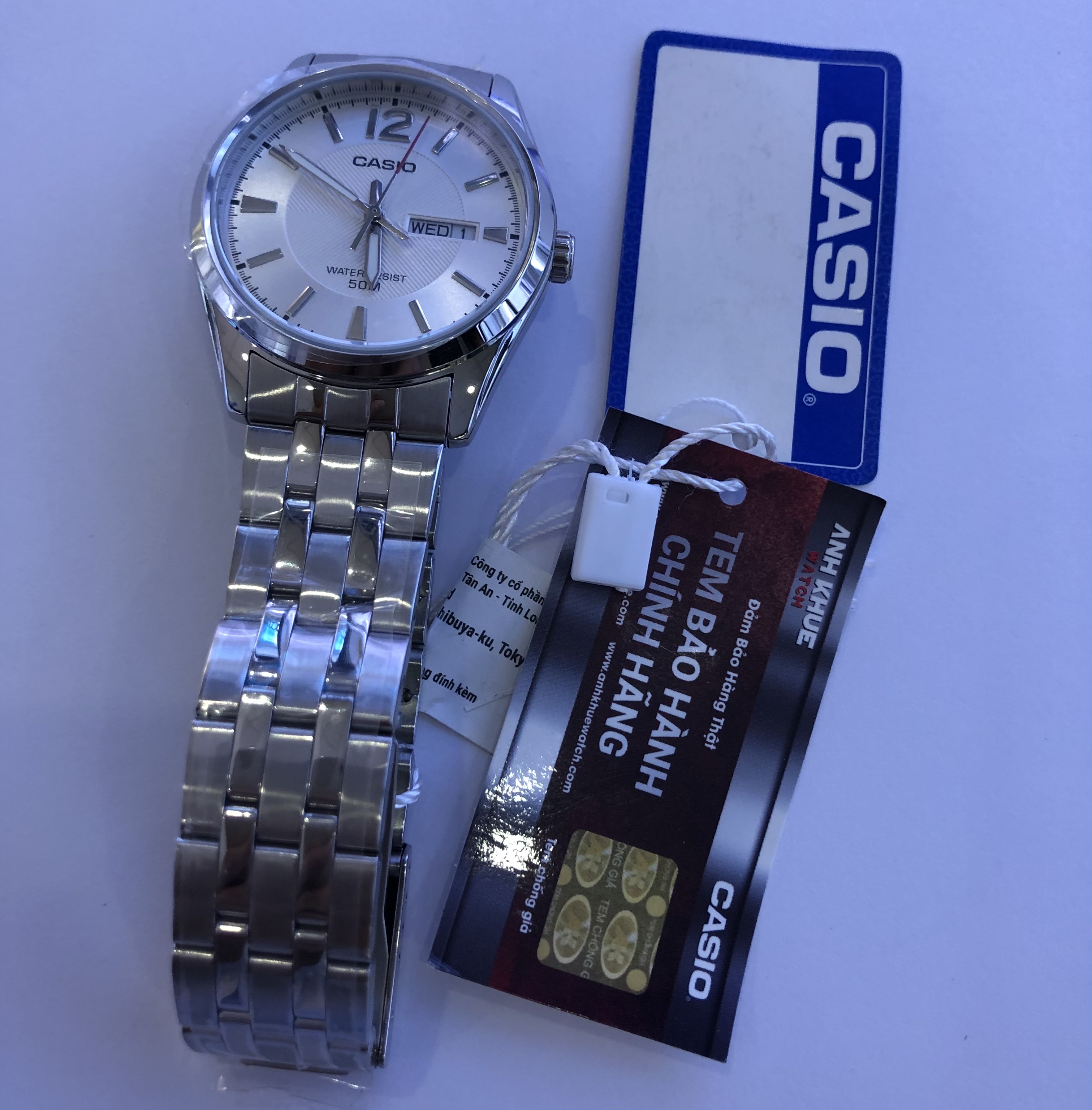 Đồng hồ nam dây kim loại Casio MTP-1335D-7AVDF