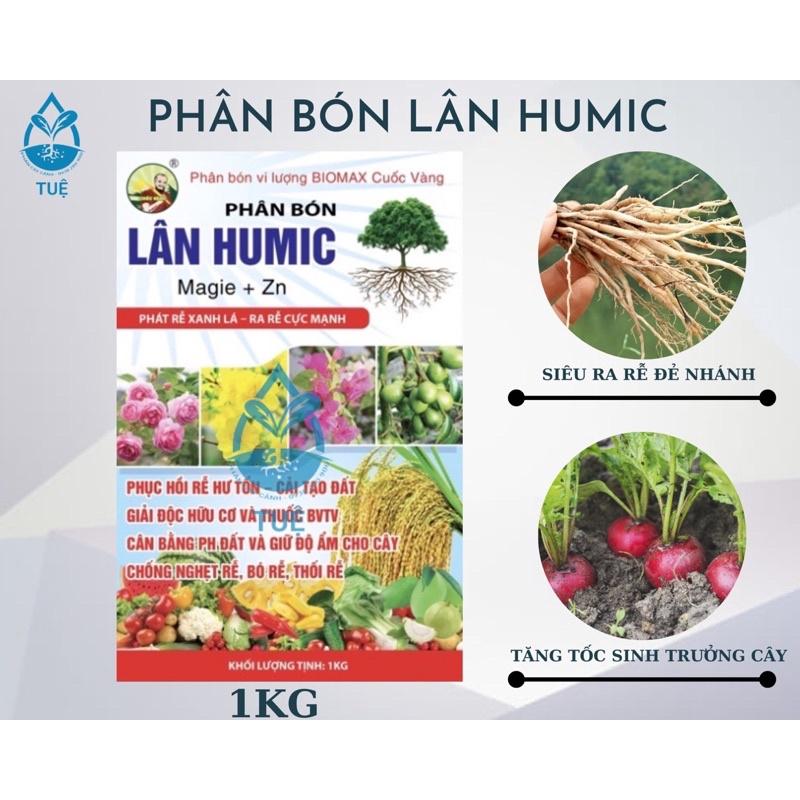 Phân bón Lân Humic - Phát rễ xanh lá - Ra rễ cực mạnh