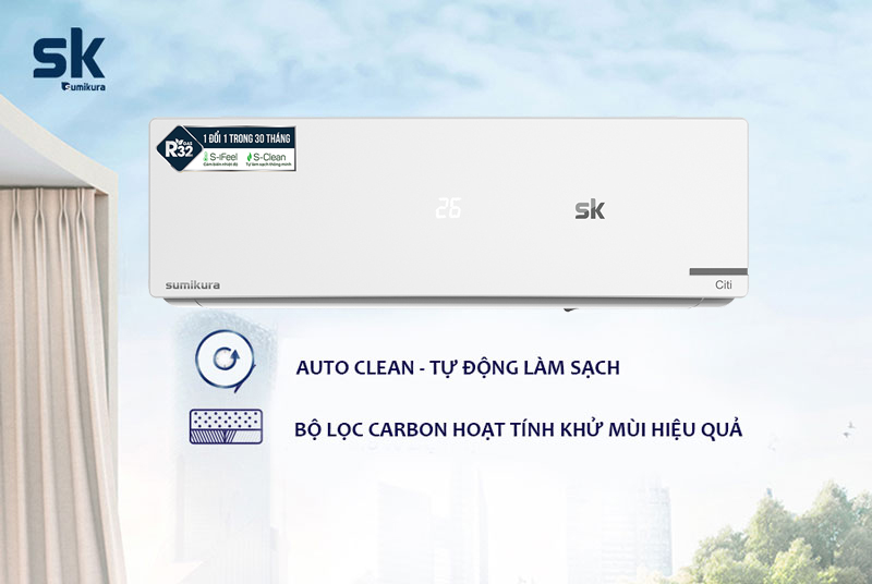 Điều hòa Sumikura APS/APO-H092/Citi 9000BTU 2 chiều - Hàng chính hãng