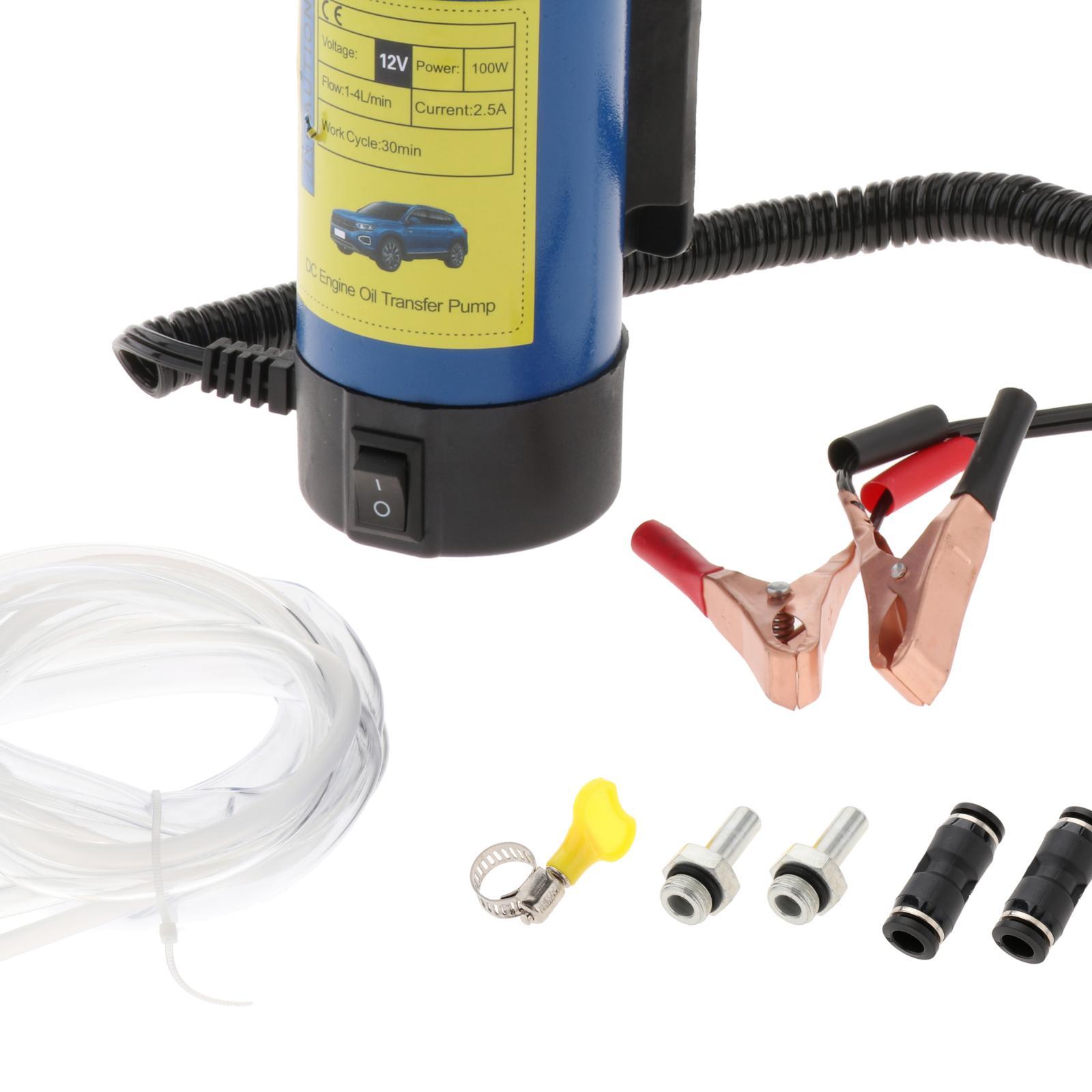 1 Set Electric Transfer Siphon Pump Suction Oil Fuel Siphon Fits for Adults