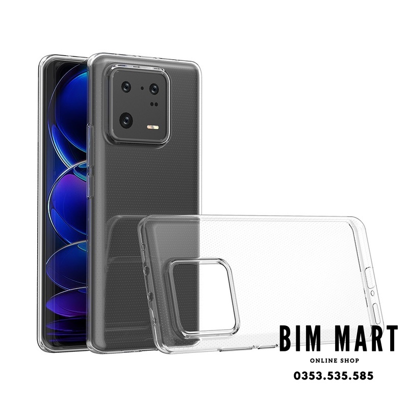 Ốp lưng dành cho Xiaomi 13/13 Pro silicon dẻo trong suốt cao cấp A+