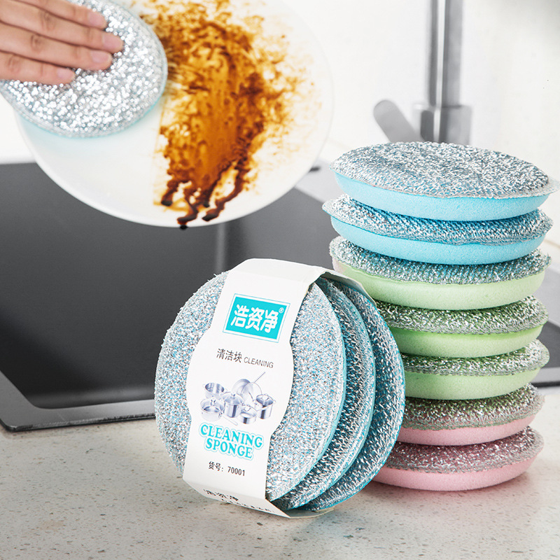 Combo 3 Miếng Bọt Biển 2 Mặt Rửa Chén Bát Siêu Sạch