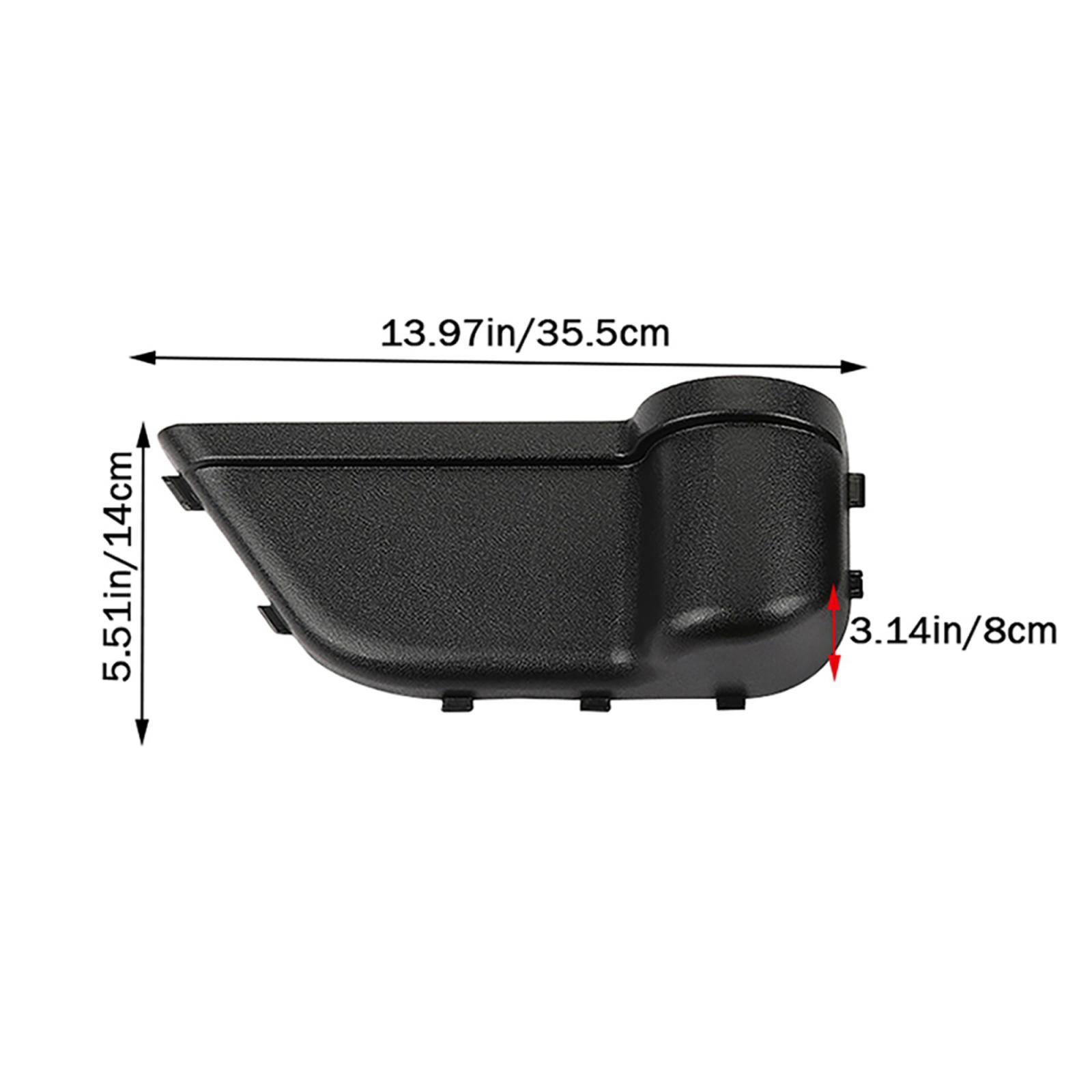 1 Pair ABS Car Automobile Door Storage Organizer Pocket Cup Holder Easy Installation for Jeep Wrangler JL 2018-2020
