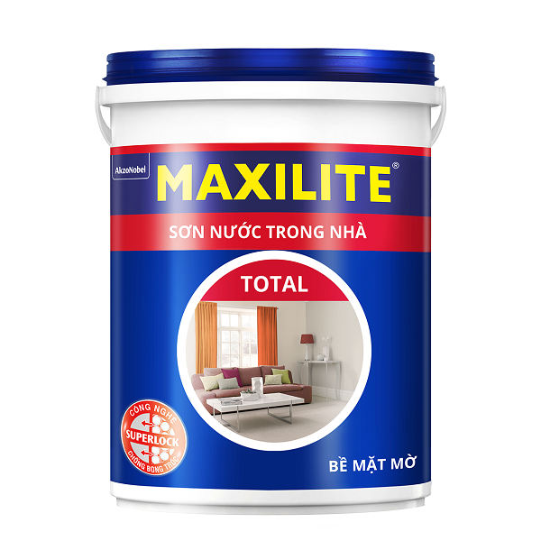 Sơn nước trong nhà MAXILITE TOTAL Bề Mặt Mờ - 30C (5L)