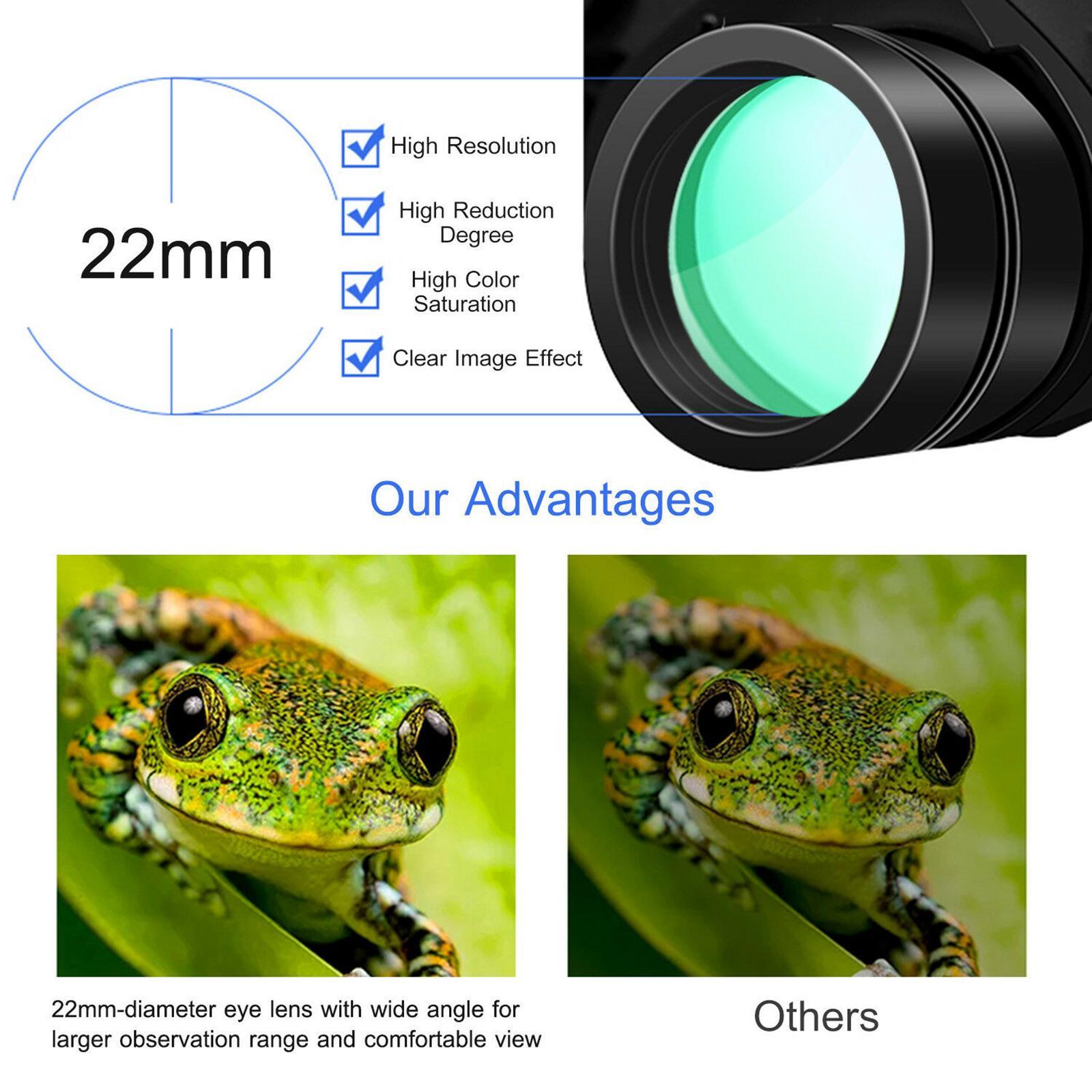 20x50 Binoculars Bird Watching Hunting Concert Waterproof Low Light Night Version Binoculars, Lightweight and Easy to Carry