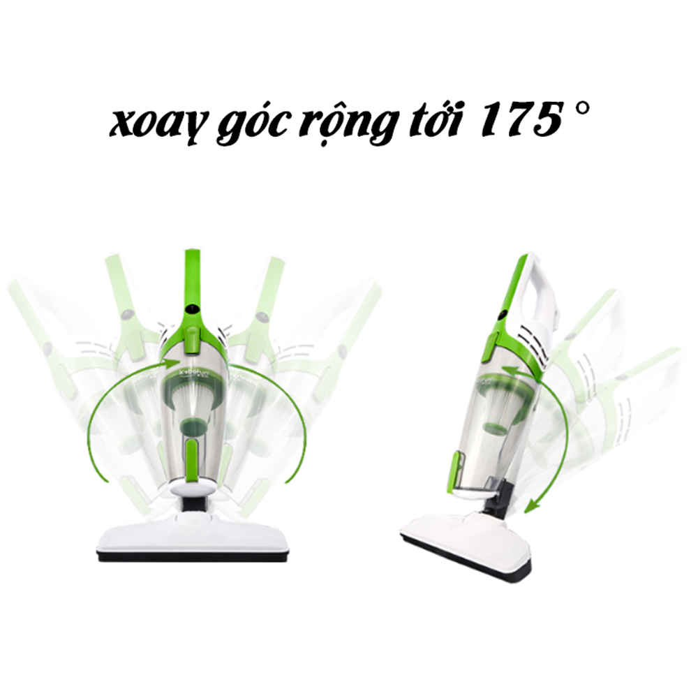 Máy hút bụi cầm tay KBQ 600W siêu lốc xoáy dọn sạch bụi bẩn gia đình, công nghệ màng lọc HEPA và cảm biến nhiệt tự động ngắt bảo vệ động cơ khi hoạt động lâu