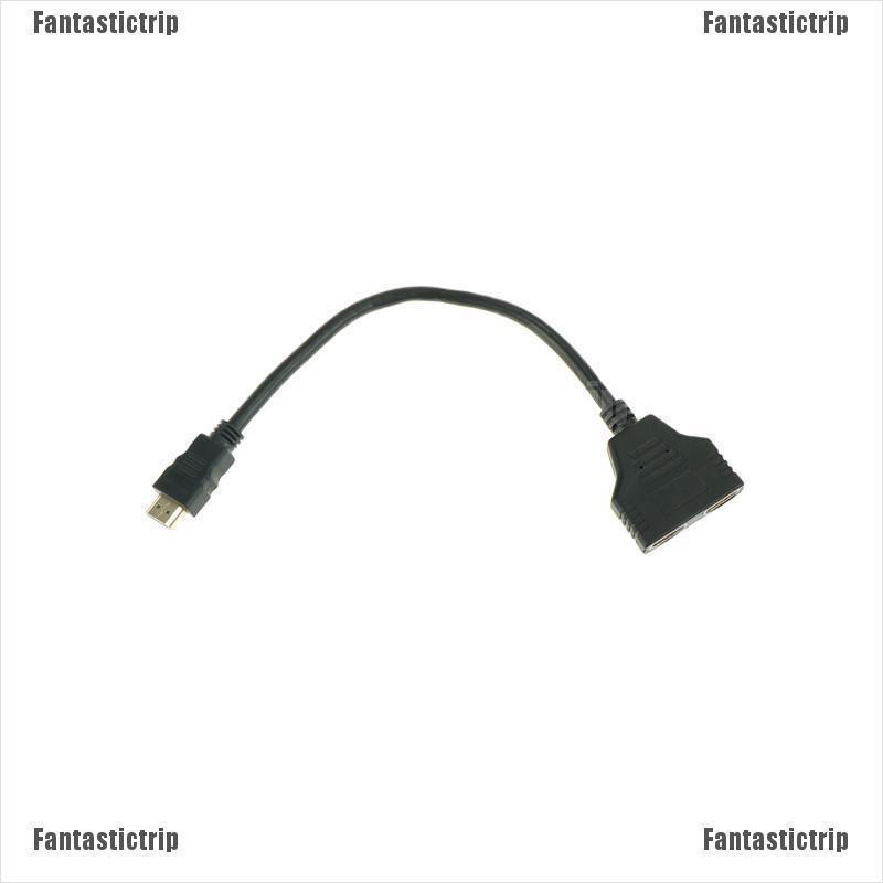 Cáp chia đầu HDMI thành 2 cổng HDMI 1080P kết nối video TV PC