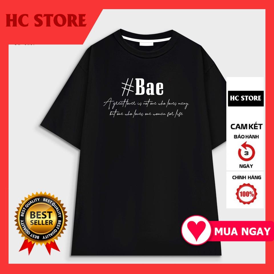 Áo đôi , áo thun cặp nam nữ tay lỡ Unisex Darling Bae form rộng màu đen cực chất