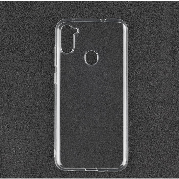 Ốp lưng silicon dẻo trong suốt loại A+ dành cho Samsung Galaxy A11