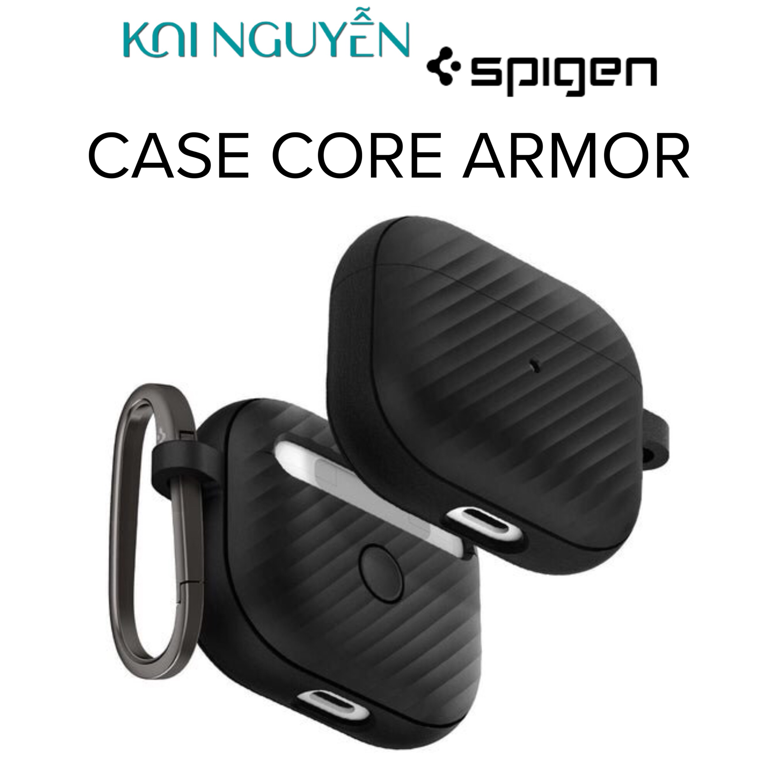 Ốp Spigen Core Armor Dành Cho Airpods 3 - Hàng Chính Hãng