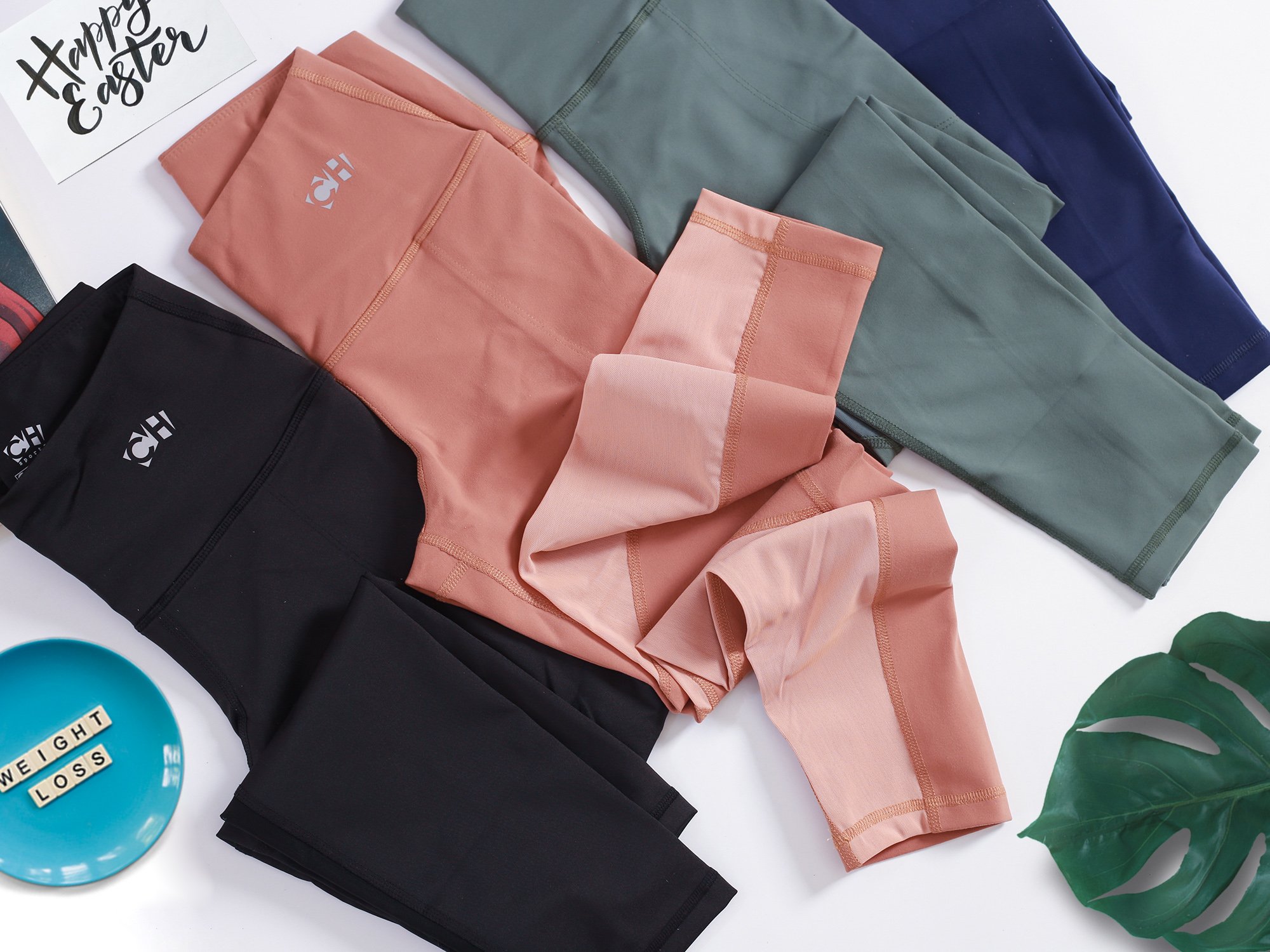 Quần Dài Legging Cạp Cao Nữ Tập Gym Yoga CH117