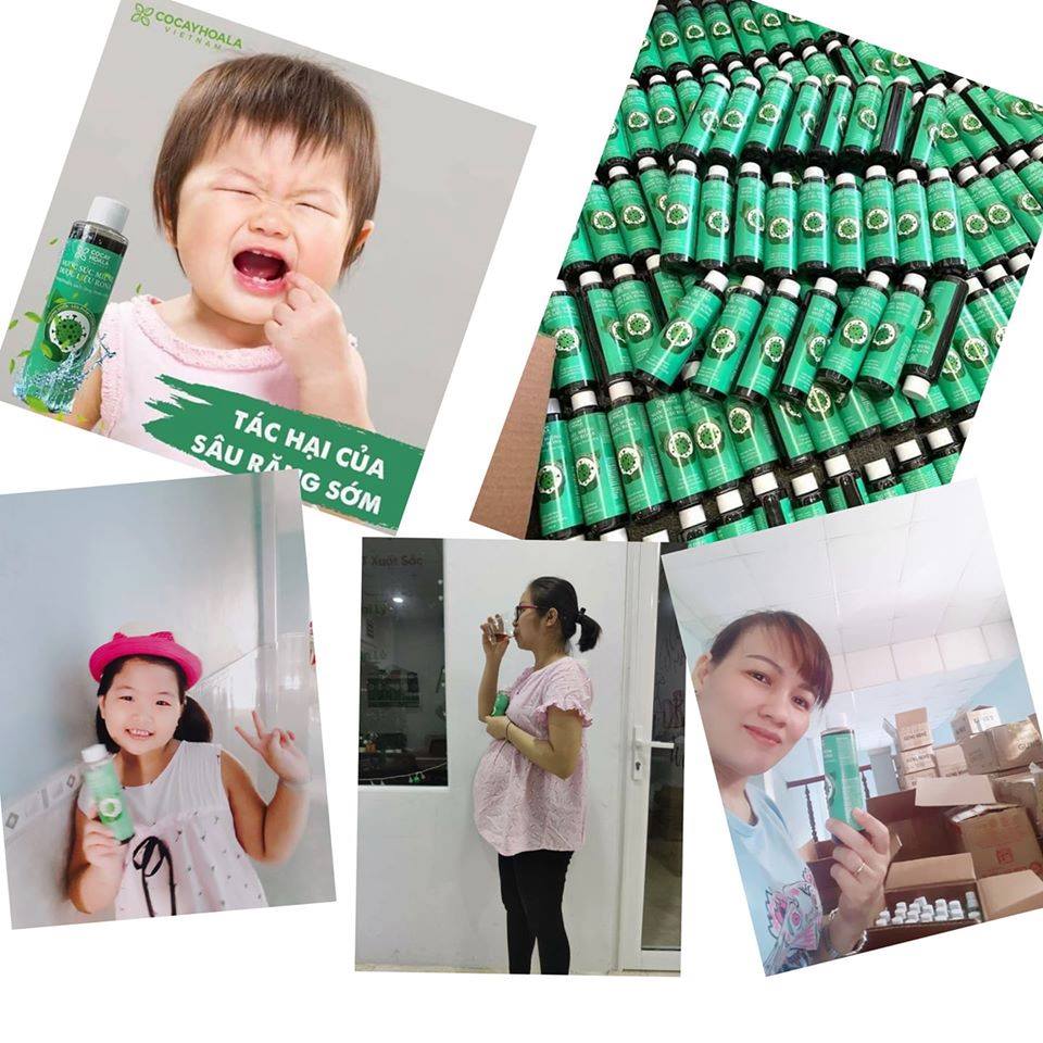 Nước súc miệng dược liệu Rona CoCayHoaLa - Không cồn - Khử mùi - Kháng Khuẩn - Ngăn ngừa vi khuẩn có hại  - Mẹ bầu và trẻ nhỏ dùng được, chai 150ml - Hàng chính hãng